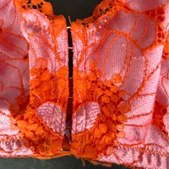 Savage X Fenty Bra XL See Size Chart “Perfect Poppies” Lace Bralette Sold Out - Picture 3 of 12